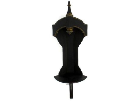 Antique hand Carved Wood Chapel Niche for Statue Shrine Display Gothic WOW