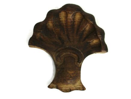Antique Wood Furniture Trim Reclaimed Hardware Architectural Small Corbel Shell
