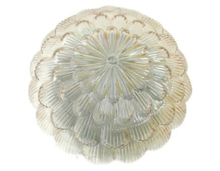 Round Glass Flush mount Sconce Lamp Lampada art glass Champagne Colored Era Helena Tynell 1 light