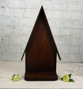 Lovely wooden Vintage Chapel for Statue Inlay 19.88"