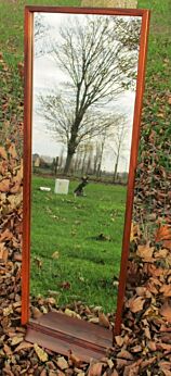 Stunning Teak Mid Century Mirror 1960s era Aksel Kjersgaard Danish Modern