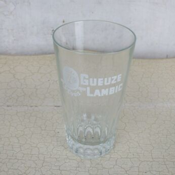 Vintage St Louis Gueuze Lambic Pint Belgian Craft Beer Glass Collector