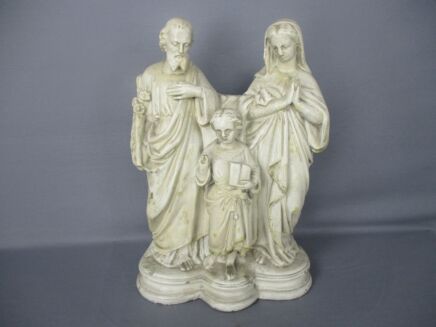 Large Beautiful Statue Holy Family Virgin Mary Saint Joseph Infant child Jesus Plaster