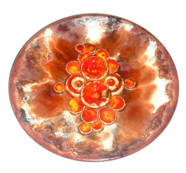 Ruscha Mushroom Fat Lava German Space Age Pop Art Psychedelic Wall Tile