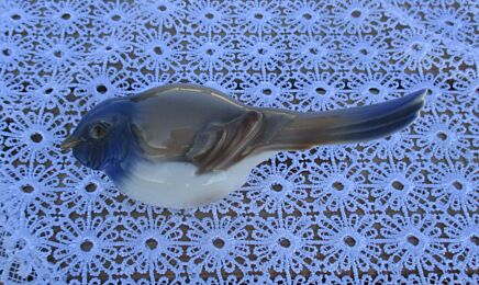 Bing & Grondahl B and G Denmark Decorative Porcelain Biscuit Figurine Optimist Bird