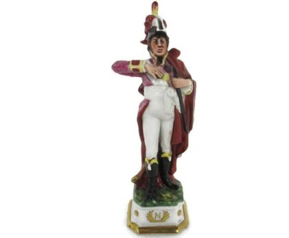 Vintage Capodimonte Italy Porcelain Figurine Statue Napoleonic Soldier