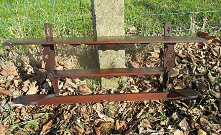 Antique Wooden kitchen Plate Rack Shelve Rustic Authentic