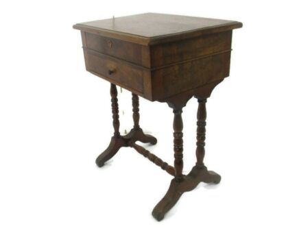 Antique Table Cabinet Desk Hallway Furniture Drawer Edwardian Style Exquisite