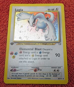 Pokemon 2000 1st Edition Lugia Elemental blast