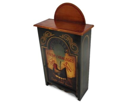 Wood Medicine Wall Kitchen Bathroom Wall Cabinet Apothecary Sweet Hand Painted Chicken Sweet
