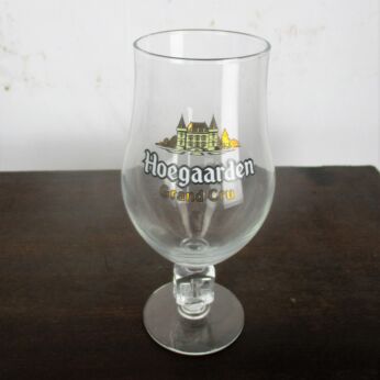 Hoegaarden Beer glass Belgian Brewery Tulip Chalice Glass Grand Cru White Ale
