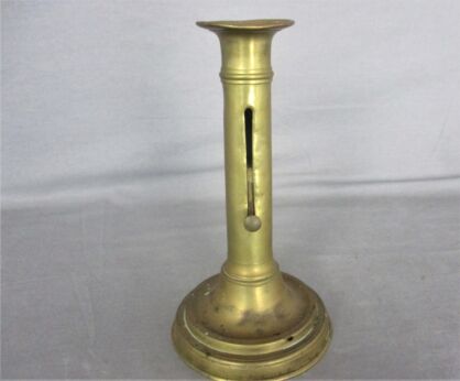 Antique English  Candle Stick  Candle Holder  Brass Sliding candle holder