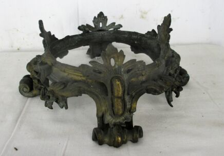 Antique Brass Pedestal Stand for Planter Flower Jardiniere or Vase