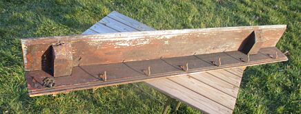 Antique Barn Rustic coat Rack Authentic 7 Hooks Charming Weather worn Primitive