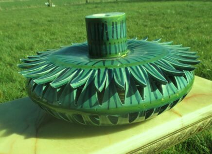 Rare Vintage space age Rimini Blue Italy Floor Table Lamp Italy Era Bitossi Aldo Londi