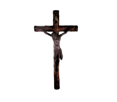 Lovely Completely hand Carved Wood Hanging Crucifix Cross Jesus Christ 16.92"