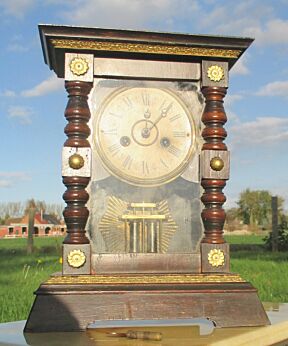 Antique Vintage Original Junghans Wall Clock Mantle Piece Standing Clock Working Clock