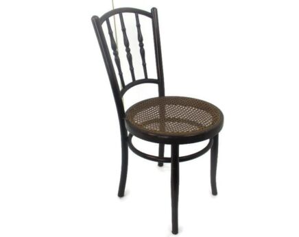 Chair Bistro Ice Cream Parlor Rush Cane Seating Plywood Thonet Style