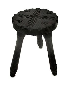 Small Wooden Spanish Tripod Side Display Wine Table Pedestal Plant Bonsai Stand Vintage
