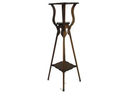 Art Nouveau Deco Ornate 3 Tier Pedestal Table Plant Bonsai Stand Country Style
