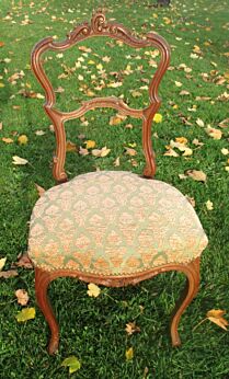 Antique Carved Wood French Chair Louis XV s