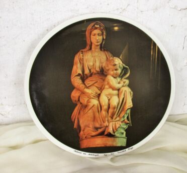 Plate Madonna Our Lady Bruges Michelangelo Villeroy and Boch Collector Plate HTF