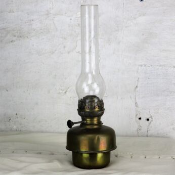 antique Vintage L&B LB oil lamp Brass Lempereur et Brevette Belgium Authentic