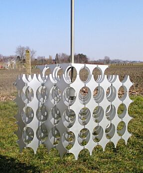 Mario Marenco Suspension Chandelier Cynthia for Artemide Italy 1968 Geometric