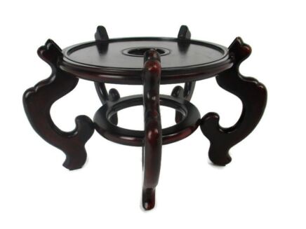 Pedestal Stand for Planter Flower Jardiniere or Vase Chinese Wood Display Base