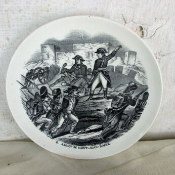 Small Collector Cabinet Wall Plate Napoleon Bonaparte Assault St Maastricht HTF