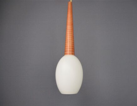 mid century Modern space age design pendant lamp Chandelier Art Glass Funky