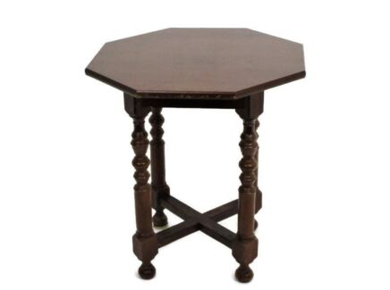 Bobbin Legs Edwardian Style Wooden Side Display Table Pedestal Plant Stand Barn Countryhouse style