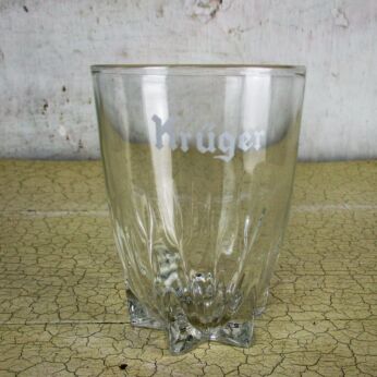 Vintage Kruger Krüger Belgian Beer Glass Collector Belgium Brewery HTF