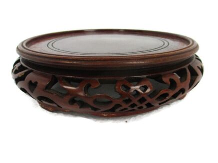 Pedestal Stand for Planter Flower Jardiniere or Vase Chinese Wood Display Base for Buddha