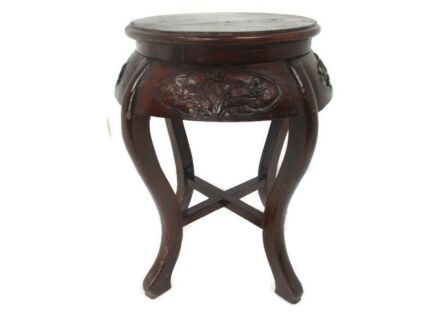 Hand Carved Wooden Chinese Hall Console Table Pedestal Bonsai Stand Vintage