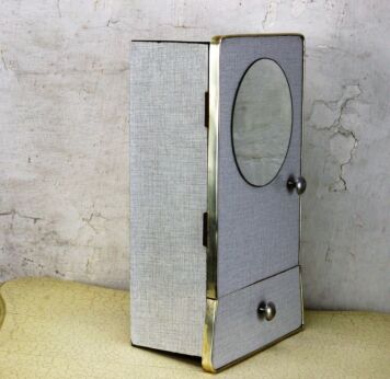 Mid Century Modern Wood Medicine Bathroom Apothecary Cabinet Rockabilly HTF