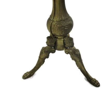 Onyx Marble Brass Hall Tree Coat Hat Rack Stand Hollywood regency Mermaids WOW