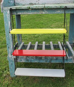 Vintage Tomado Style Mid Century Design Wall Shelving Unit Retro Small sweet