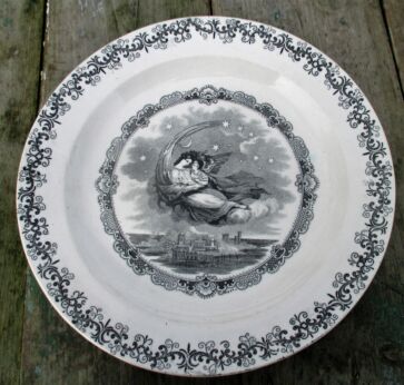 Collector Plate Wedgwood Allegory William Smith & Co Angel Night Cathedral