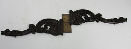 Large Antique Pair Corbels Hand Carved Wood Architectural reclaimed Salvaged