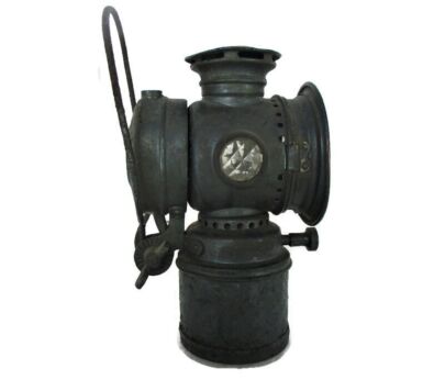 Vitaphare Lamp Metal Bicycle Carbide Torch Light Acetylene Antique HTF