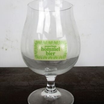 Poperings Hommel Bier glass Belgian Brewery Tulip Snifter Beer Glass