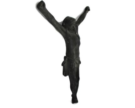 Gorgeous Antique Brass Bronze Corpus Jesus Christ Church 19th 20th Century 16.53"