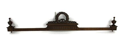 Hand Carved Wood French Pediment Guirlande Over door Architectural Salvaged