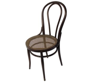 Thonet Style Chair Bistro Ice Cream Parlor Rush Cane Seating Plywood