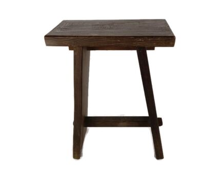 Antique Milking Stool Bench Crutch Pedestal Barn Country style wood 