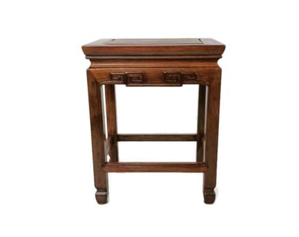 small vintage carved wooden side occasional tea wine table plant bonsai stand lovely 