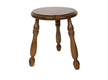 Pedestal Plant Stand Carved Wood vintage bonsai Side Table barn style farmhouse