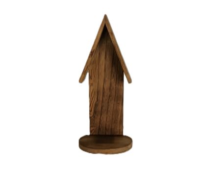 Chapel Niche for statue,   Vintage wood carved wood standing hanging 