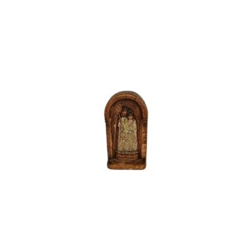 Vintage Chapel Virgin Mary  Madonna Consolatrix Belgian stoneware Infant Jesus 